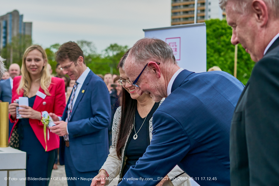 11. Mai 2017 - Grundsteinlegung für die LOGE und dem Kulturquadrat in Neuperlach